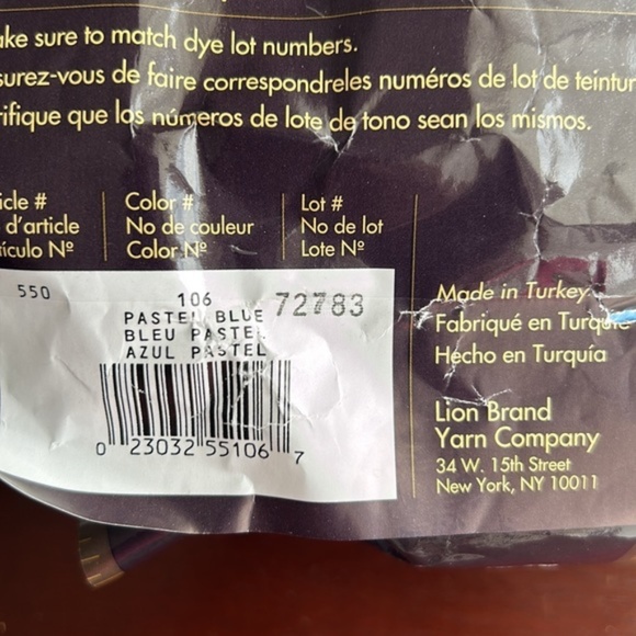 Light blue yarn - Pastel blue (Left over) - Picture 7 of 7